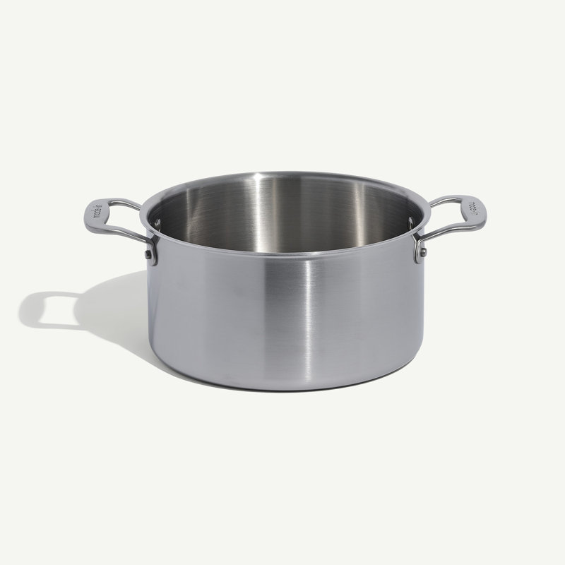 Stainless Clad 6 qt. Stock Pot with Lid