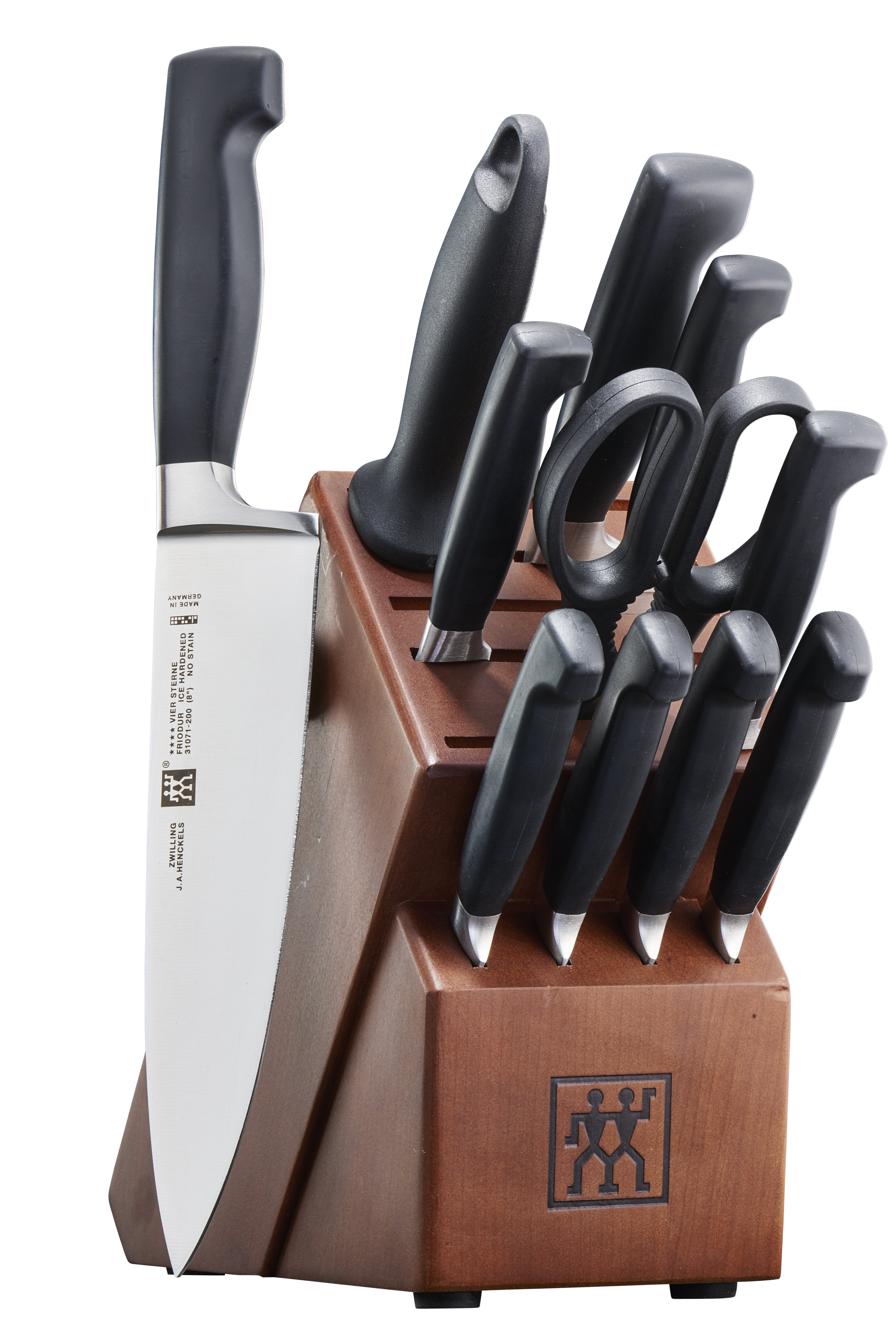 Zwilling Four Star Eco Self-Sharpening Knife Block, Set of 7