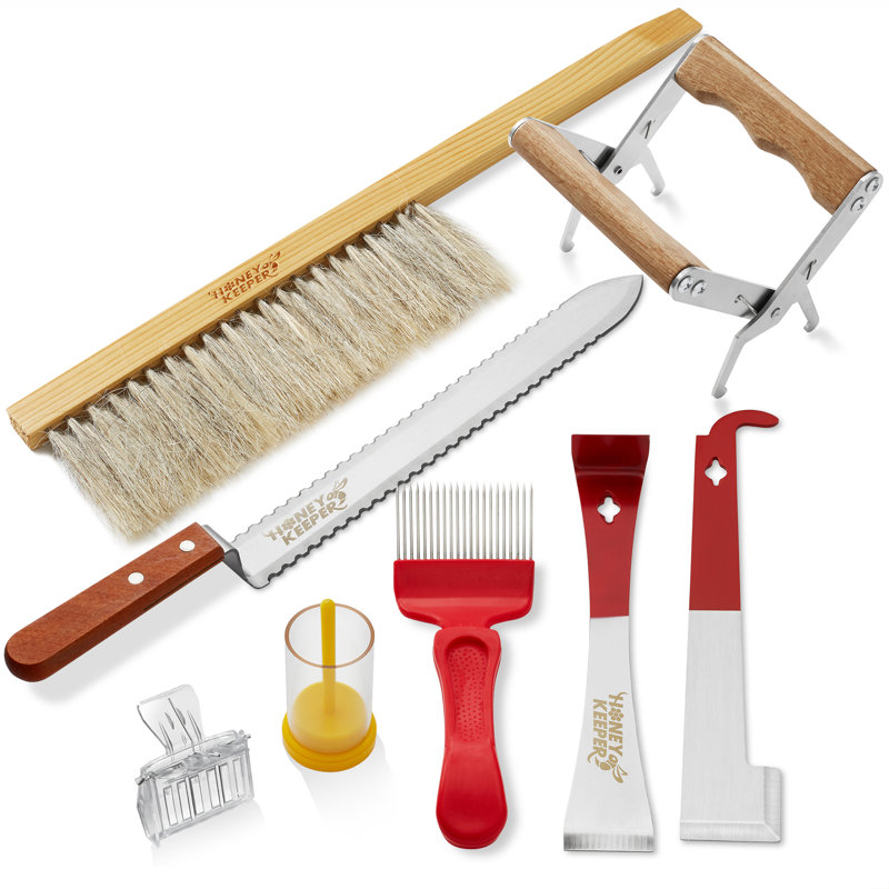 Honey Keeper 8-Piece Beekeeping Tool Kit