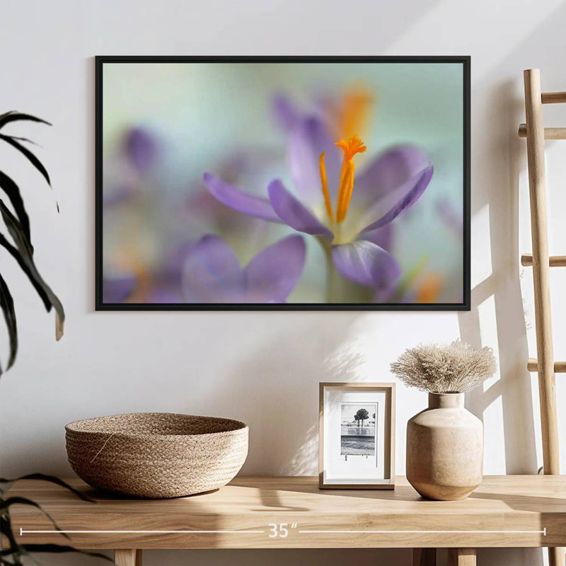 Pastel Spring, 25" X 17", Floating Frame Black