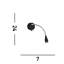 Benavides Mild Steel LED Spotlight-99062148