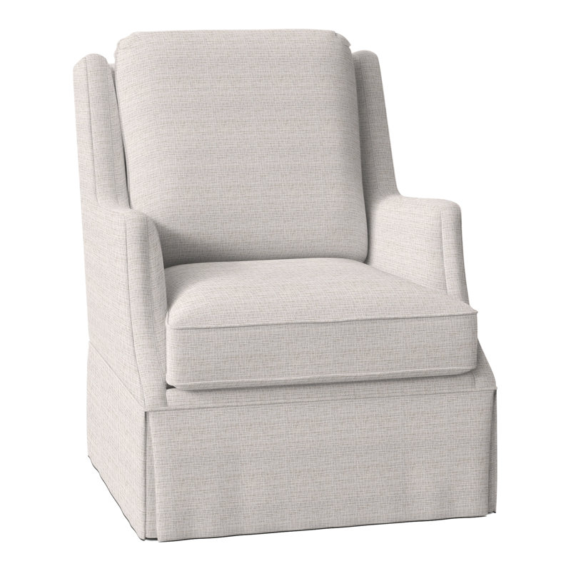 Savannah Swivel Wingback Chair, Perigold Ice Breaker White Sands