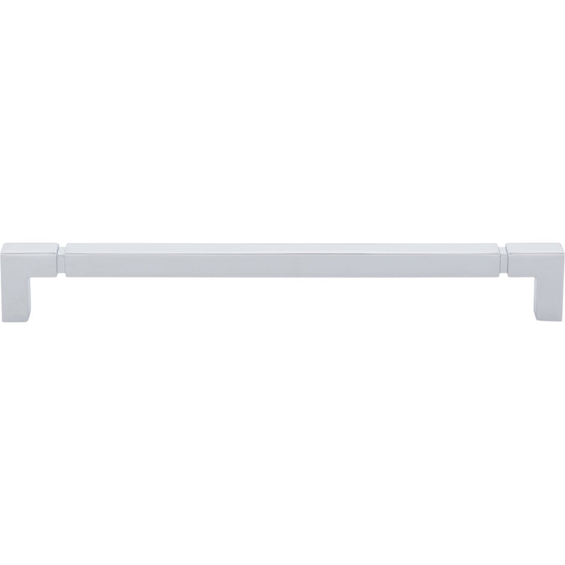 Langston 8 13/16" Center To Center Bar Pull, Polished Chrome, 8 13/16" Center To Center