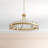 Jackeline 8-Light 24''W Modern & Classic Wagon Wheel Silhouette Chandelier with Crystal Accents-436147622-424198497