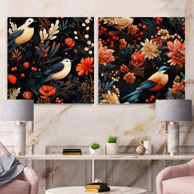 Clare - ensemble de 2 art mural en verre acrylique