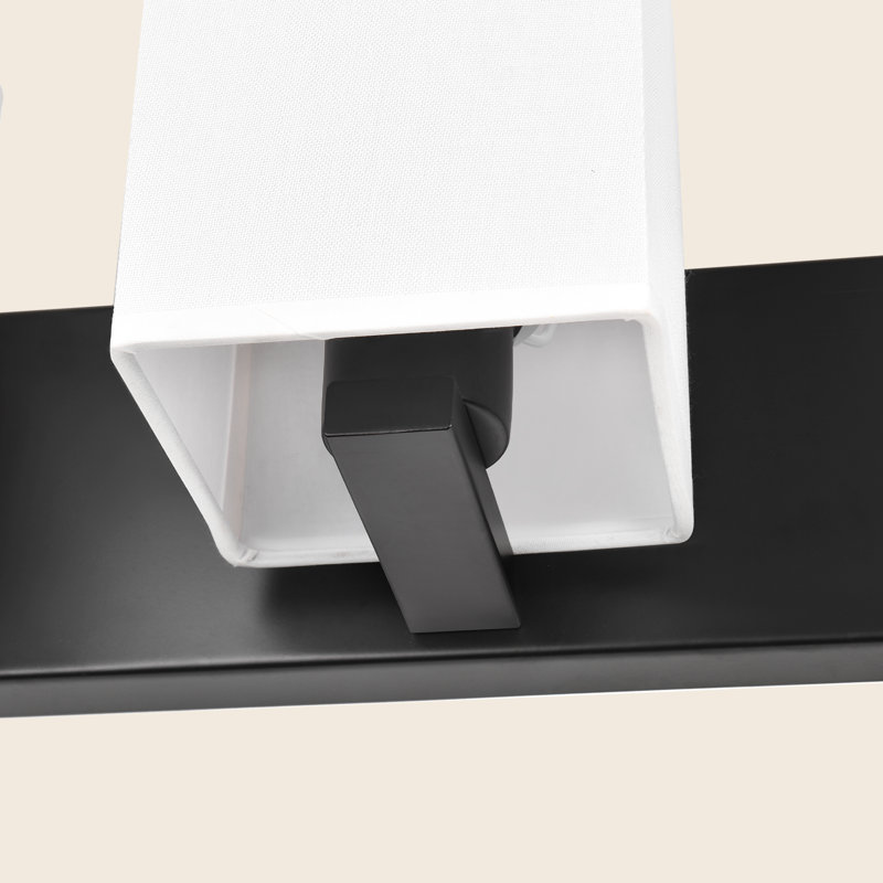 3-Light Fabric Vanity Light