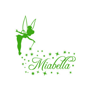 Adhésif décoratif chambre d'enfant Tinkerbell