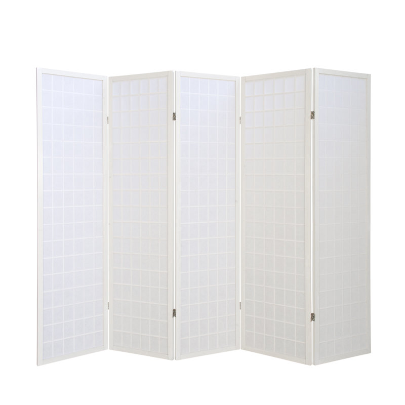 Archibald 3 - Panel Folding Room Divider, 5 Panels