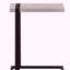 Table décorative, en forme de C, table d'appoint, table de pied, salon, chambre à coucher, métal, moderne