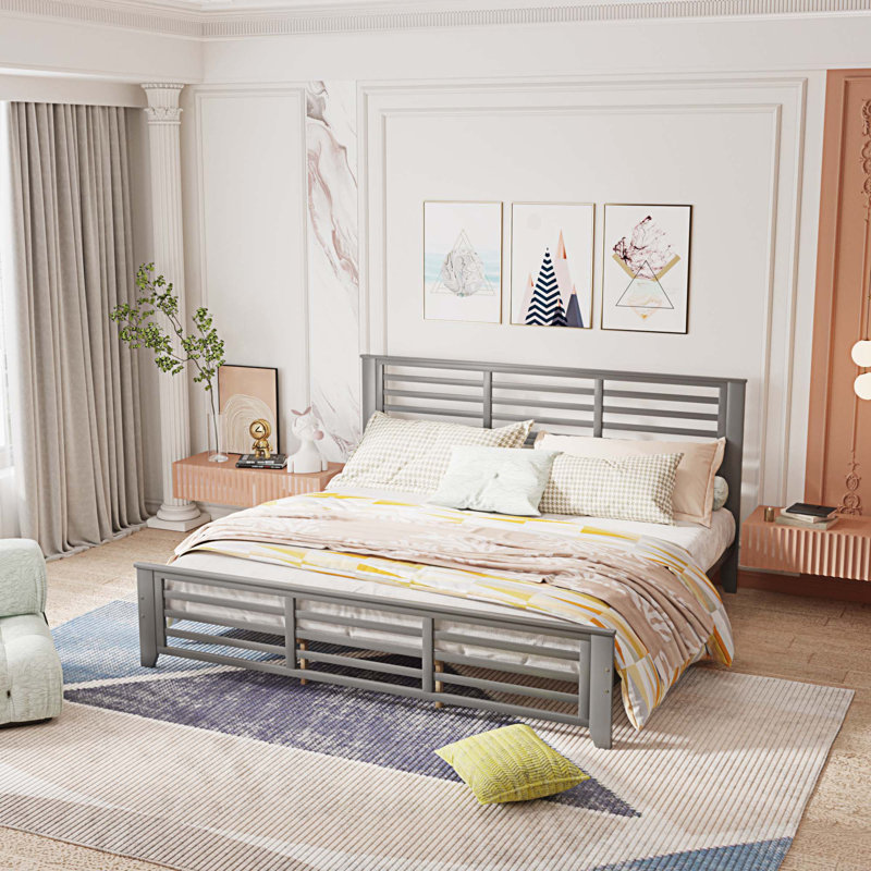 Storage Bed, Gray