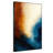 Extra Large Wall Art Fabric Print - Orange and Blue Dual-Tone Abstract Movement Artwork Decor for Living Room or Bedroom - "Frame Assembly Required (Unfinished Frame)"-366080469