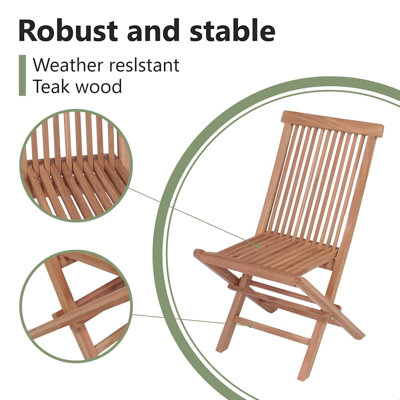 Folding Patio Dining Armchair with Cushion