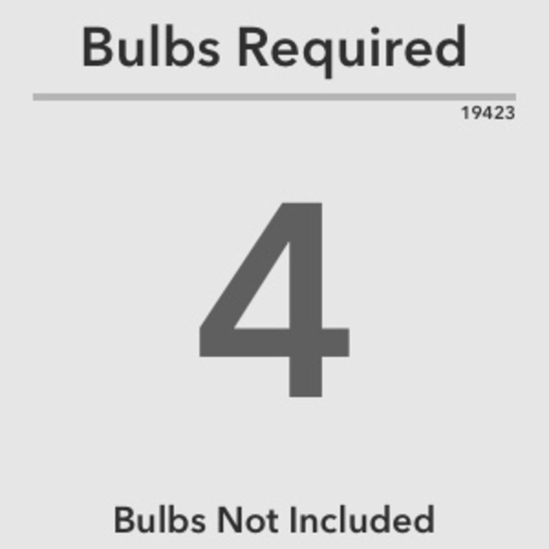 Perch Point 4 Light Semi Flush Mount, Brushed Nickel