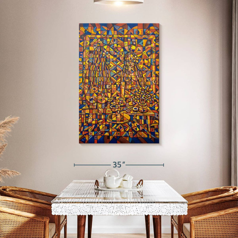 Mirror Mirror Abstract, 48" H x 32" W