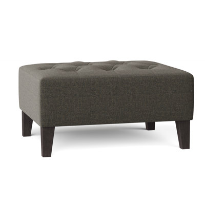 Repose-pieds rectangulaire capitonné standard Carruth