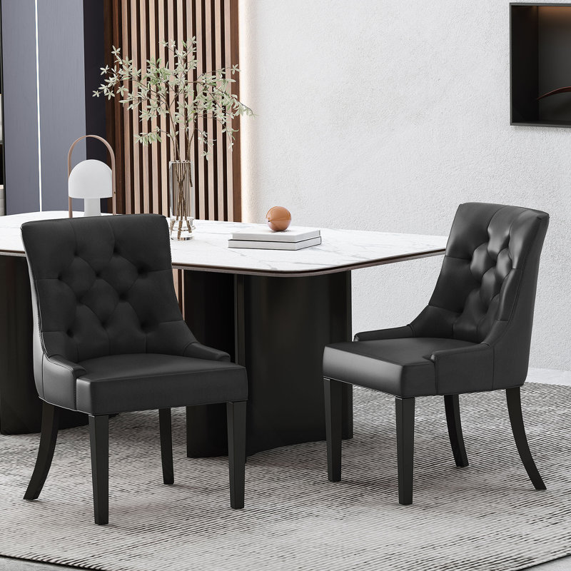 Ensemble de chaises Cheney (ensemble de 2), Noir