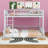 Full XL Over Queen Metal Bunk Bed With Ladder & Safety Guardrails-1699386025