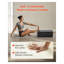 Coffre Pilates Reformer - accessoire d'exercice en bois 25 po x 17 po x 9 po avec rembourrage en polyuréthane noir pour l'entraînement en force et en équilibre