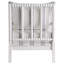 Chaise d'appoint de style côtier avec motif de sphères empilées