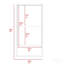 Armoire à pharmacie Mariana, une tablette externe, un miroir à porte simple et deux tablettes internes - gris clair-1265089715