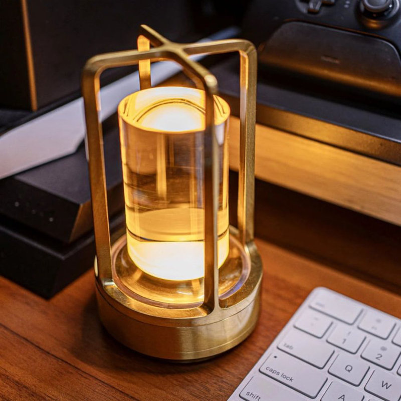 Lampe de table Lumina Lantern, Argent argent