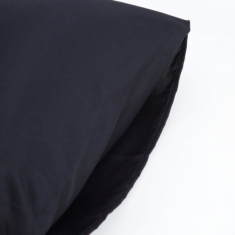 Annaley Soft Microfiber Pillowcase  (Set of 2), King, Black