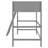 Solid Wood Twin Loft Bed with Ladder, Sturdy Pine Frame, Gray – Space-Saving Elevated Twin Bed