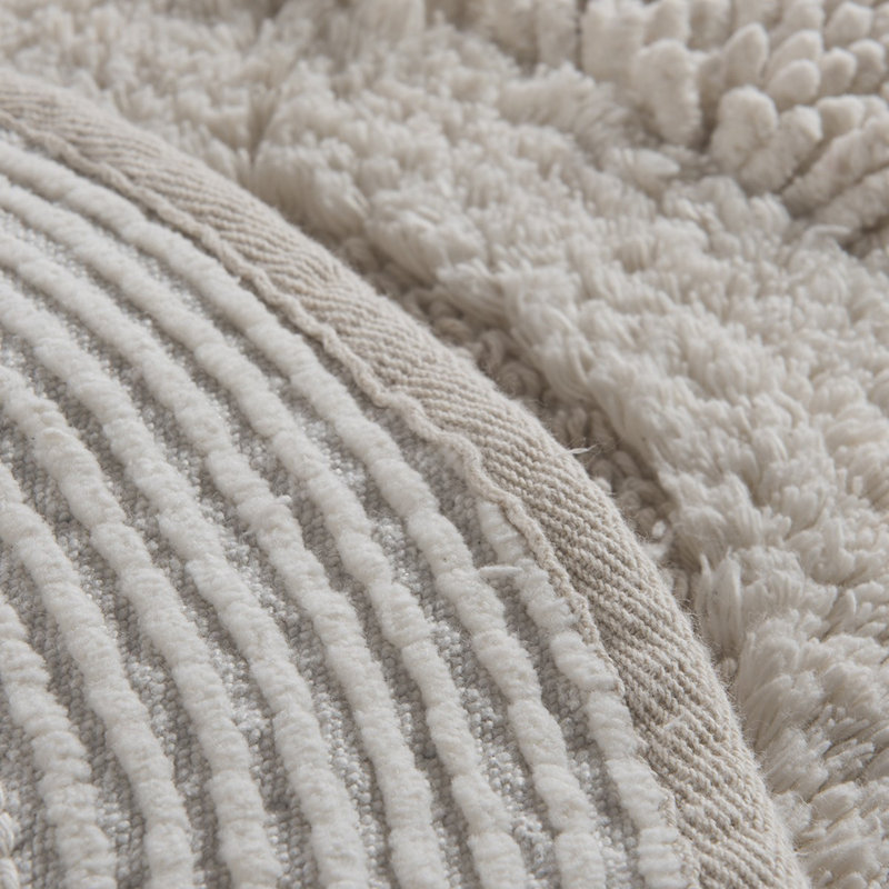 Ensemble de tapis de bain de luxe (2 pièces), 100% coton plus, antibactérien, 19,7 po x 23,6 po et 23,6 po x 39,4 po | Hauteur des poils de 12 mm, dessous antidérapant, lavable à la machine | Doux et durable pour un décor de salle de bain élégant