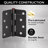 4" H x 4" W 6 Door Hinges-97755564