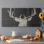Brow Tine Deer II - Toile tendue avec châssis de qualité supérieure - Prêt à être accroché-818736618