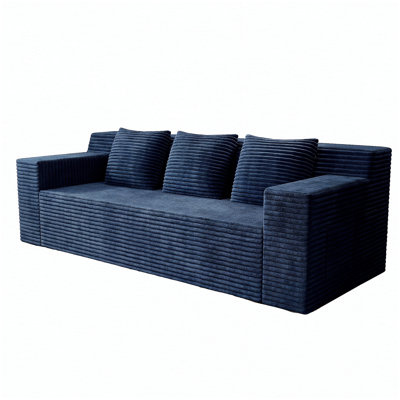 Canapé 71 po 71 po, tissu velours côtelé, sièges profonds, canapé causeuse confortable, sans assemblage, 1 pièce pour salon, chambre à coucher, salle de conférence, appartement