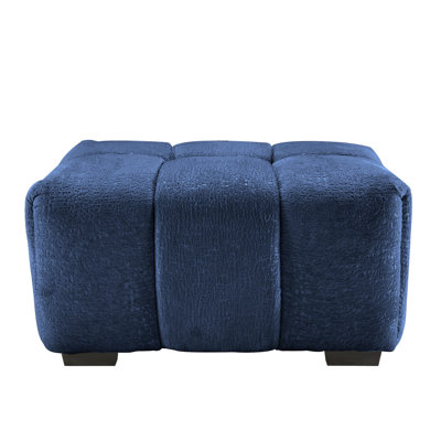 Sofas Chenille - Armless Seat And Ottoman（Only One Ottoman)