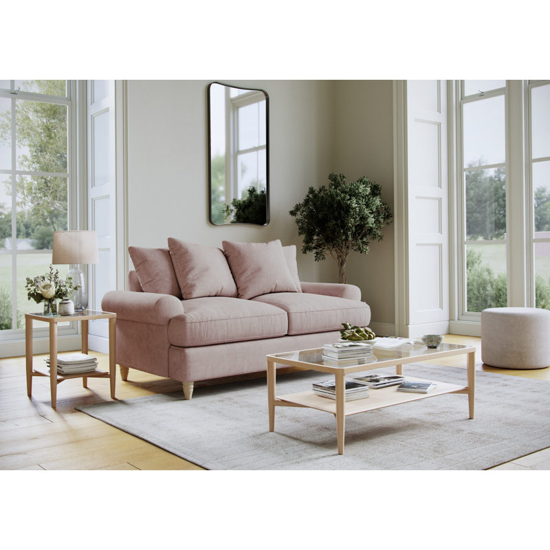 Eluster 2 Seater Sofa, Pink