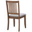 Chaise de salle à manger en bois de style mission de 18 po de large avec siège rembourré Weldon-1249561824