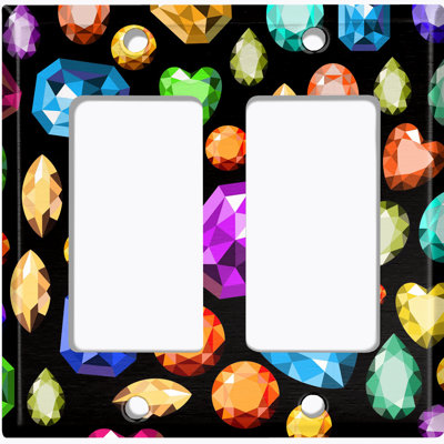 Patterned Rocker Standard Wall Plate