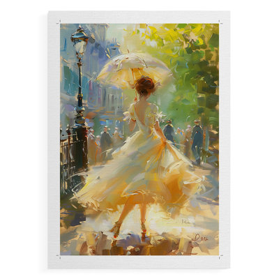 «WOMEN Series DCCCLV III», reproduction sur toile de qualité supérieure seulement - non encadrée - prête à être accrochée