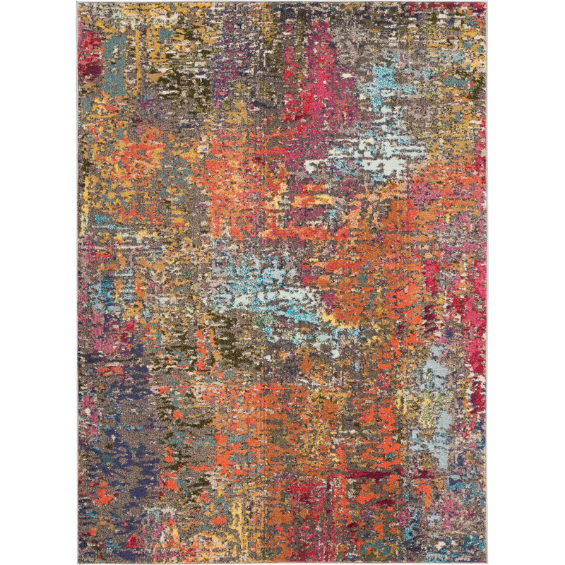 Allegro Abstract Indoor Rug, Rectangle 2'2" x 3'9"