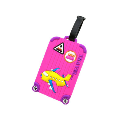 PVC Soft Rubber Luggage Hanging Tag Luggage Hanging Tag Boarding Card Sleeve