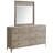 Mauve Solid Wood 6-Drawer Double Dresser-91893603