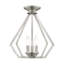 Lustre géométrique unique à 3 lumières Buckeys-22804344