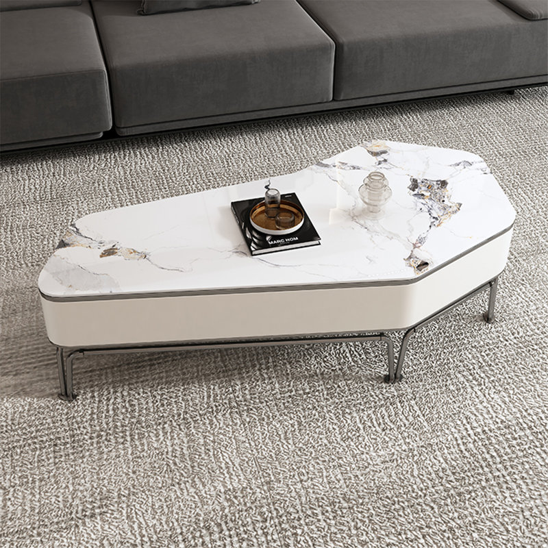 Table basse moderne moderne, H 15,7 po x L 51,2 po x l 27,6 po
