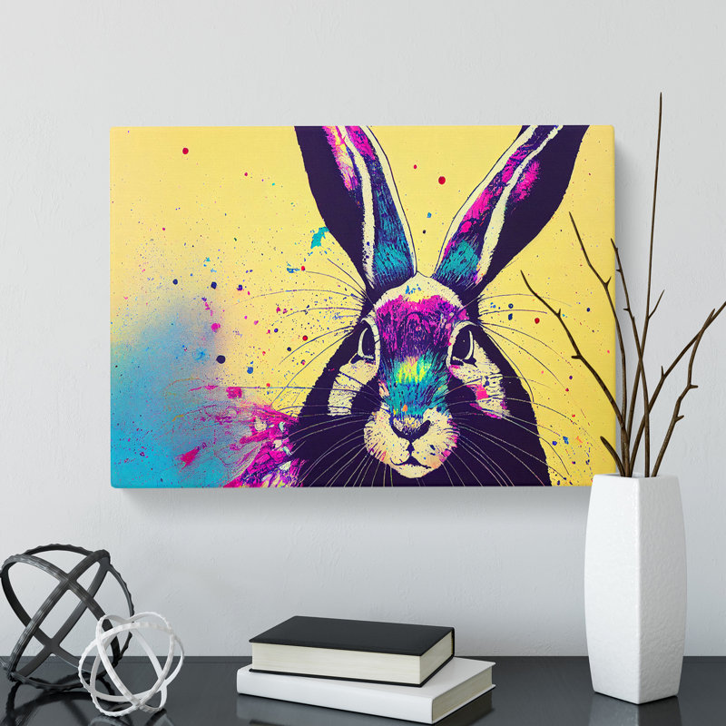 Hare Splash Vol.6 Abstract - Wrapped Canvas, 40cm H x 60cm W x 3cm D