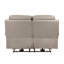Causeuse inclinable double Hanna, cuir brun latte, USB, 64 pouces-115686053-115686054