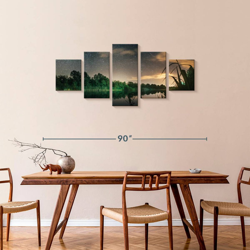 Lake Scenic View, 34" H x 74" W