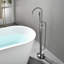 Robinet de baignoire autoportant à fixation au sol avec douche à main-89152014