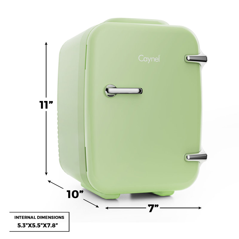 Mini réfrigérateur portatif thermoélectrique 4 litres, Vert