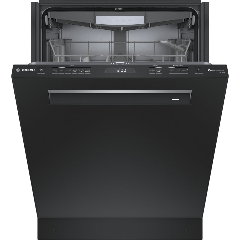 800 Series 24" 42 dBA ENERGY STAR Certified Dishwasher, Black