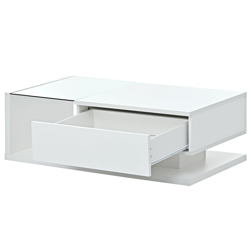 Table basse Goronwy, Blanc