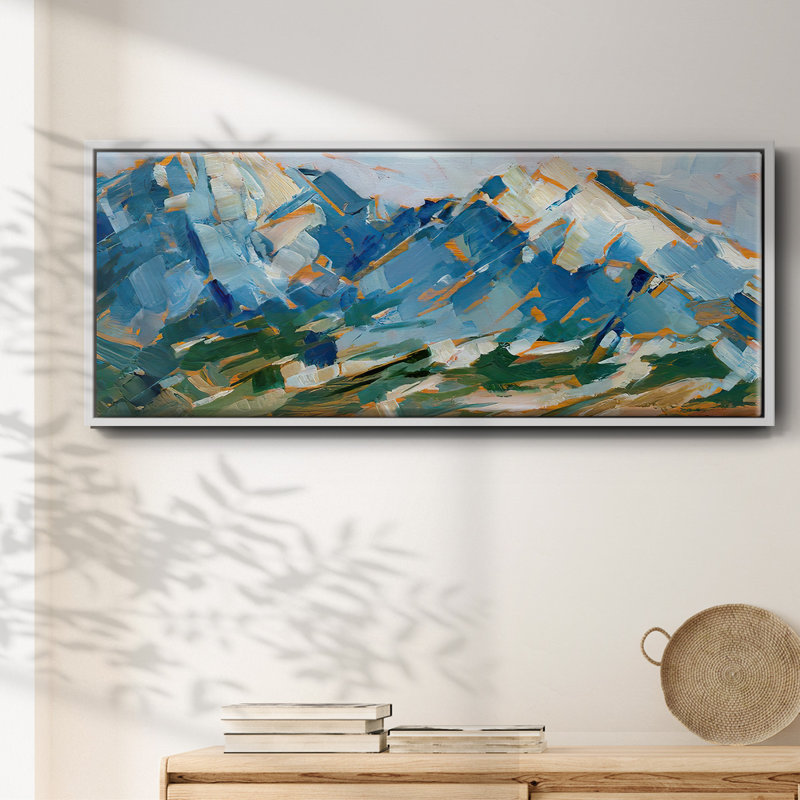 Blue Mountain Peaks I, Blanc, H 8 po x l 20 po x P 1,5 po