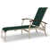 Askar Outdoor Rust-Resistant Metal Chaise Lounge